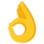 simbol OK Emoji (Google)