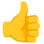 Thumbs Up Emoji (Google)