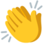 ukushaya izandla Emoji (Google)