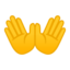Open Hands Emoji (Google)