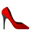 High-Heeled Shoe Emoji (Google)
