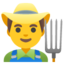 man farmer Emoji (Google)