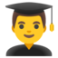 étudiant Emoji (Google)