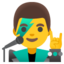 chanteur Emoji (Google)