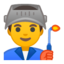 Man Factory Worker Emoji (Google)