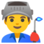 pekerja kilang lelaki Emoji (Google)