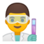 Man Scientist Emoji (Google)
