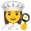 bucătăreasă Emoji (Google)