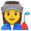 công nhân nhà máy nữ Emoji (Google)