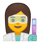 Woman Scientist Emoji (Google)