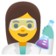 scientifique femme Emoji (Google)