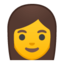 Woman Emoji (Google)