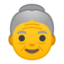 Old Woman Emoji (Google)