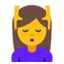 Person Getting Massage Emoji (Google)