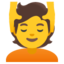 arcmasszázs Emoji (Google)