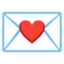 carta de amor Emoji (Google)