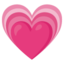 groeiend hart Emoji (Google)