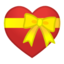 Heart With Ribbon Emoji (Google)