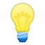 Light Bulb Emoji (Google)