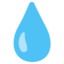 goutte d’eau Emoji (Google)