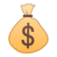 Money Bag Emoji (Google)