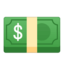 Dollar Banknote Emoji (Google)