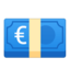 Euro Banknote Emoji (Google)