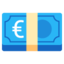 banknot euro Emoji (Google)