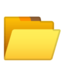 Open File Folder Emoji (Google)