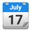 Tear-Off Calendar Emoji (Google)