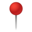 Round Pushpin Emoji (Google)