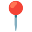 Round Pushpin Emoji (Google)