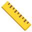 Straight Ruler Emoji (Google)