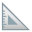 Triangular Ruler Emoji (Google)