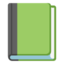 groen boek Emoji (Google)