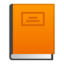 Orange Book Emoji (Google)