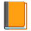 oranje boek Emoji (Google)