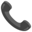 słuchawka telefoniczna Emoji (Google)