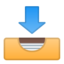 Inbox Tray Emoji (Google)