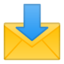 Envelope With Arrow Emoji (Google)