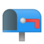 Open Mailbox With Lowered Flag Emoji (Google)