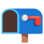 Open Mailbox With Lowered Flag Emoji (Google)