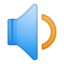 Speaker Medium Volume Emoji (Google)