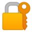 Locked With Key Emoji (Google)
