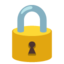 cadenas fermé Emoji (Google)