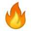 ugnis Emoji (Google)