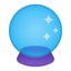 kryształowa kula Emoji (Google)