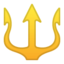 Trident Emblem Emoji (Google)