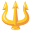 emblemă trident Emoji (Google)