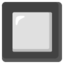 Black Square Button Emoji (Google)